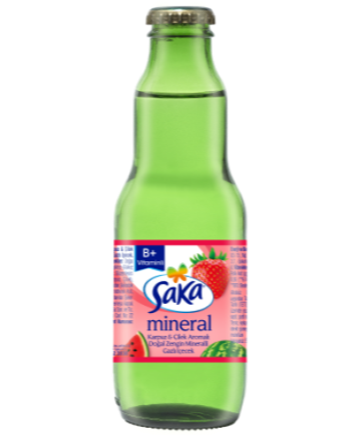 SAKA MINERAL KARPUZ & ÇİLEK SODA 200 ML