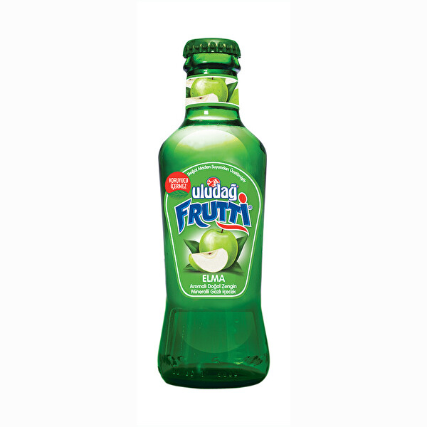ULUDAĞ FRUTTİ ELMA AROMALI 200 ML CAM ŞİŞE