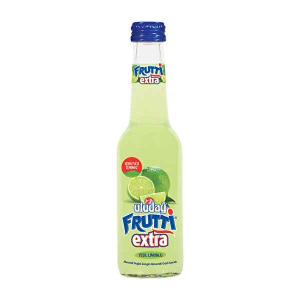ULUDAĞ FRUTTİ EXTRA YEŞİL LİMONLU 250 ML CAM ŞİŞE