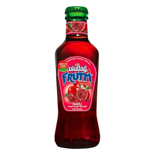 ULUDAĞ FRUTTİ NAR AROMALI 200 ML CAM ŞİŞE