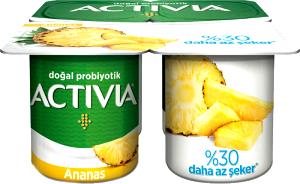 ACTİVİA ANANAS 4*100 GR