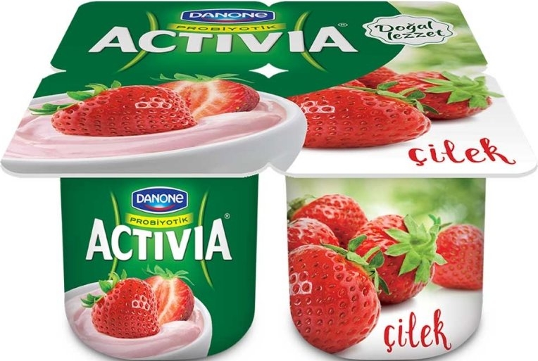 ACTİVİA ÇİLEK  4*100 GR