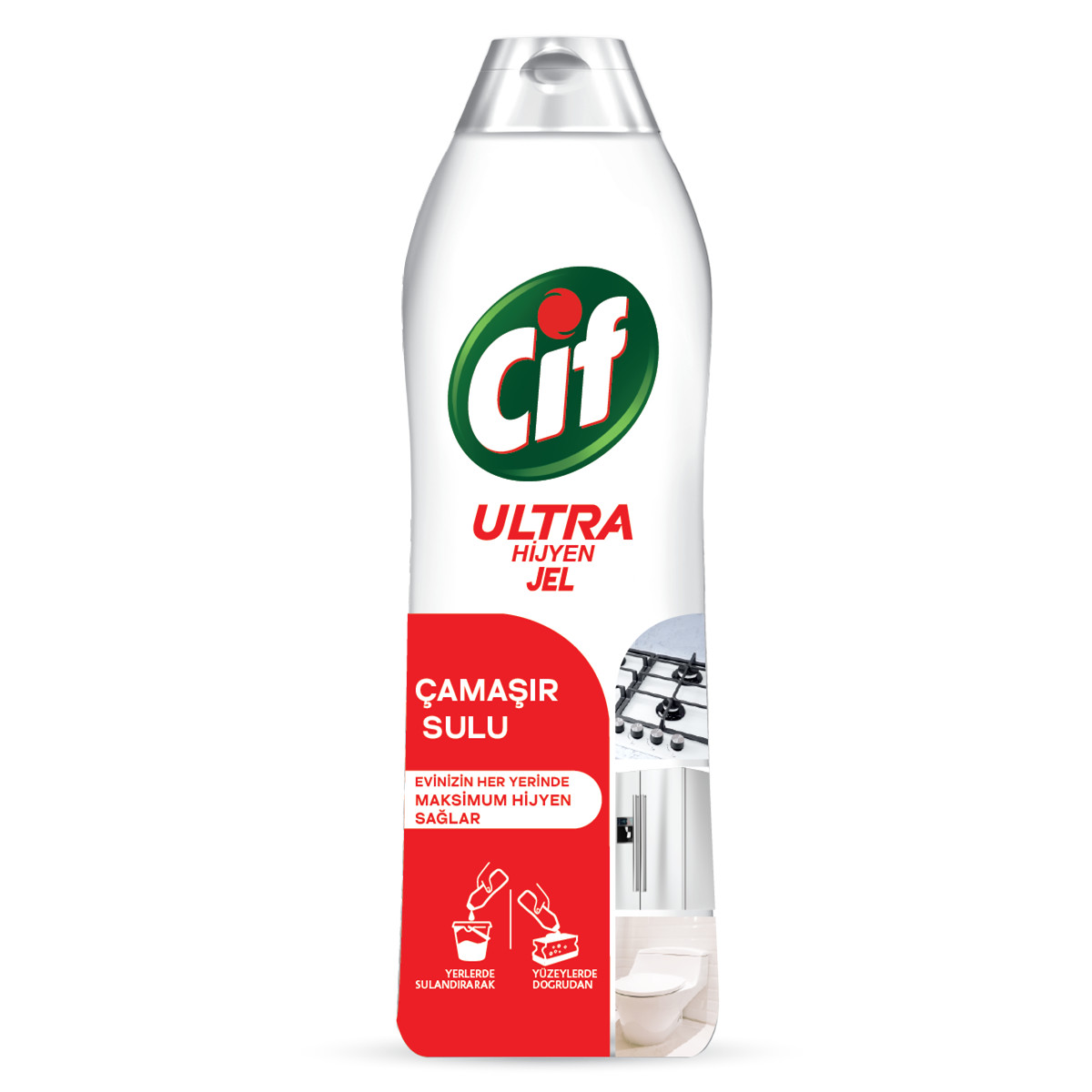 CİF JEL ULTRA HİJYEN ÇAMAŞIR SUYU KATKILI 1500 ML