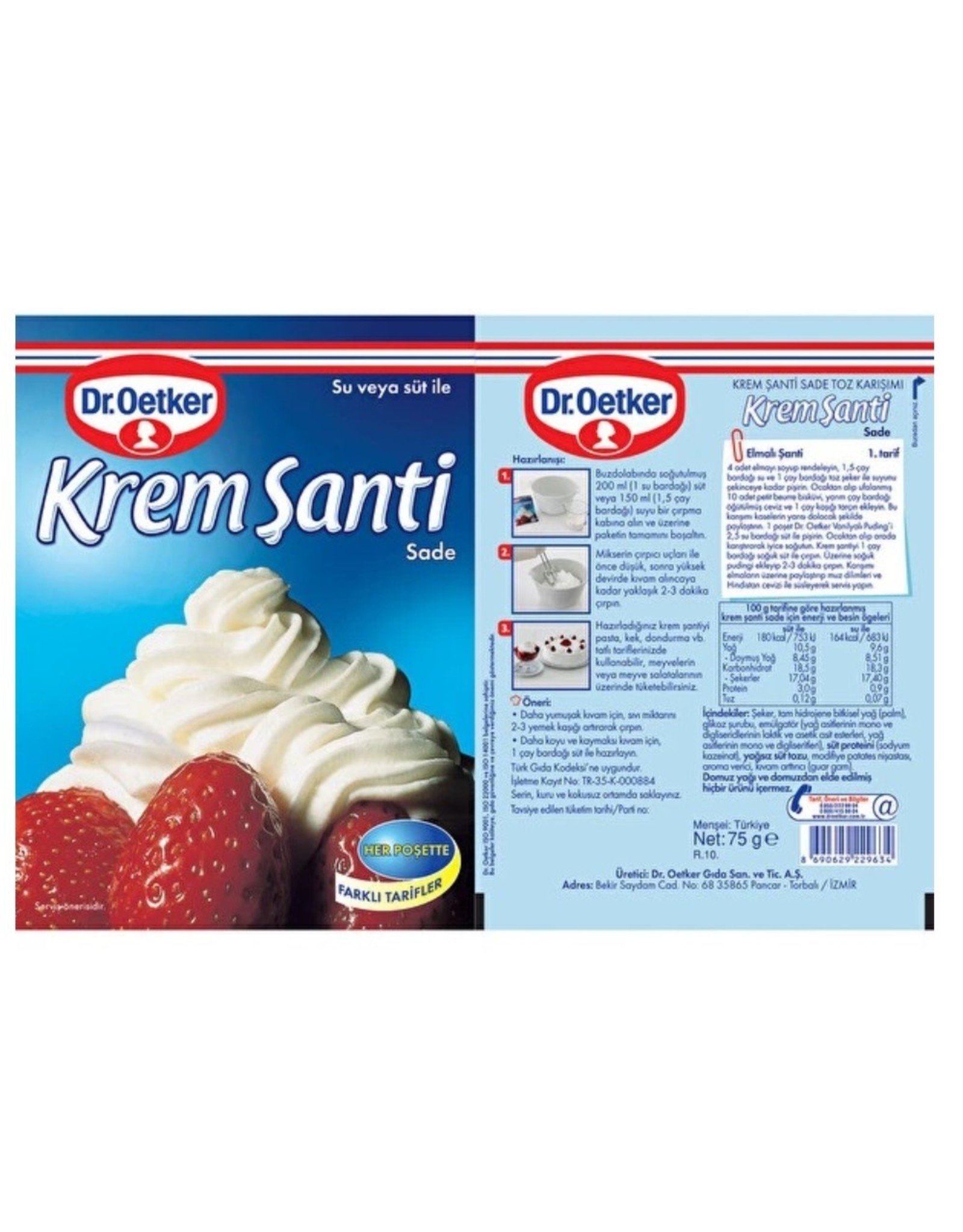 DR.OETKER KREM ŞANTİ 2 ADET 