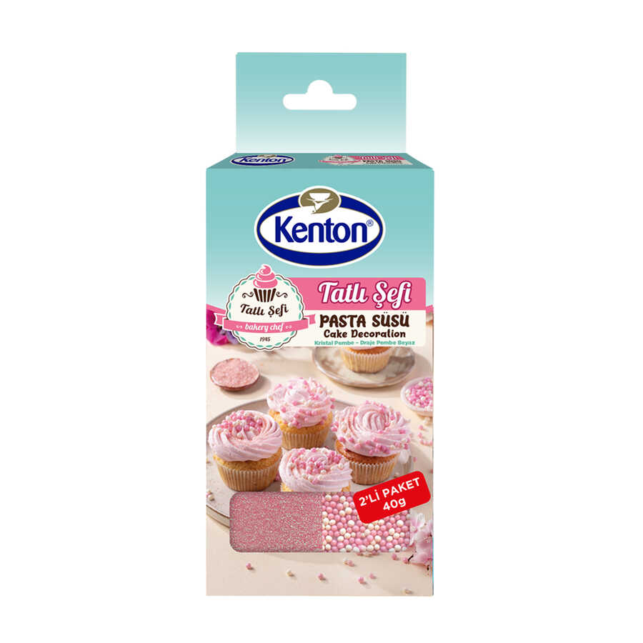 KENTON TATLI ŞEFİ PASTA SÜSÜ 2*40 GR