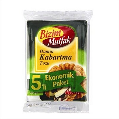 ÜLKER BİZİM HAMUR KABARTMA TOZU 5 Lİ EKONOMİK PAKET 
