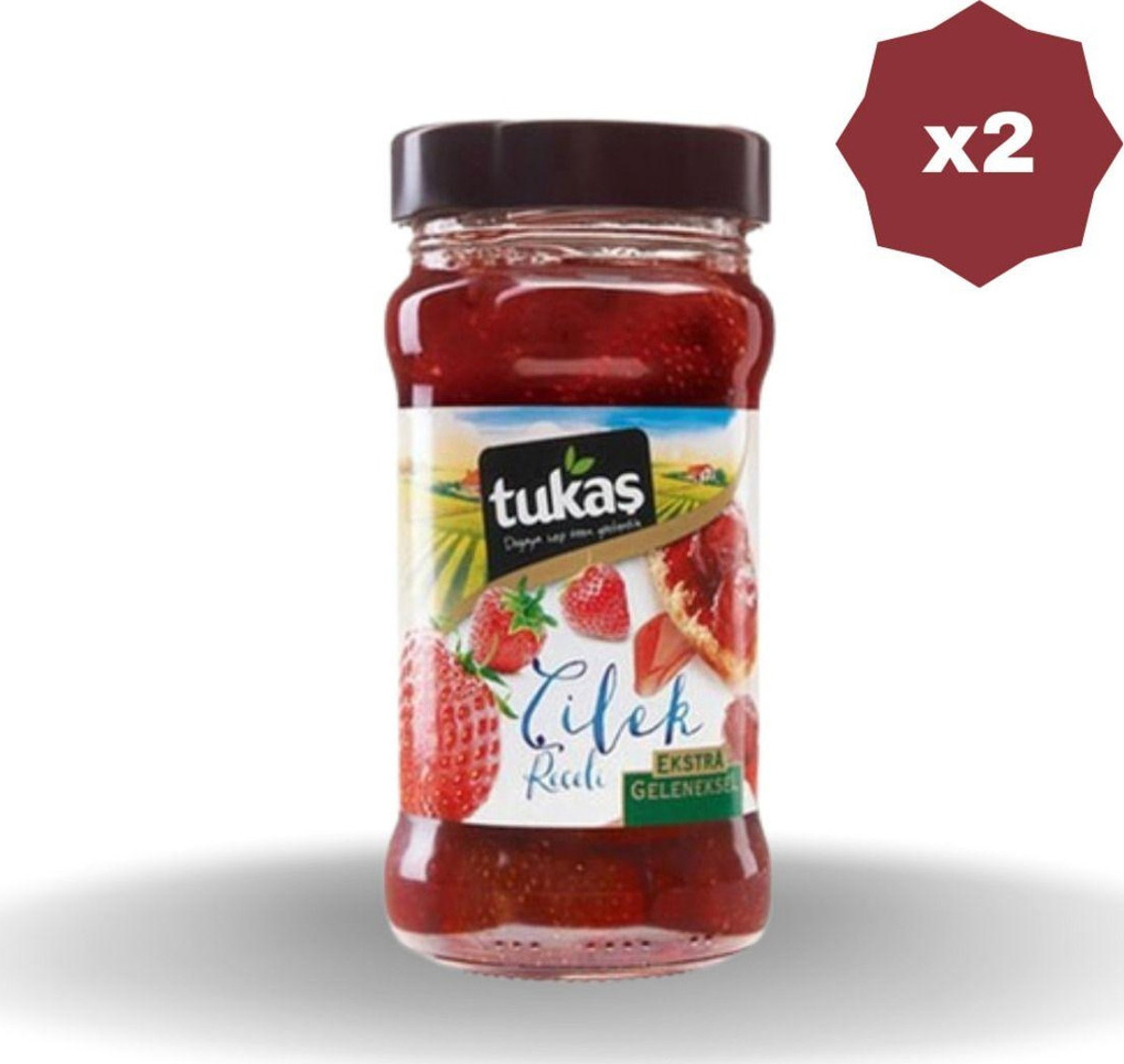 TUKAŞ ÇİLEK REÇELİ 380 GR