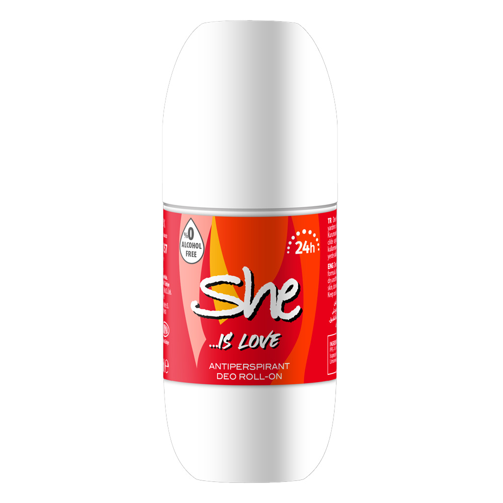 SHE IS LOVE ROLL ON 50 ML