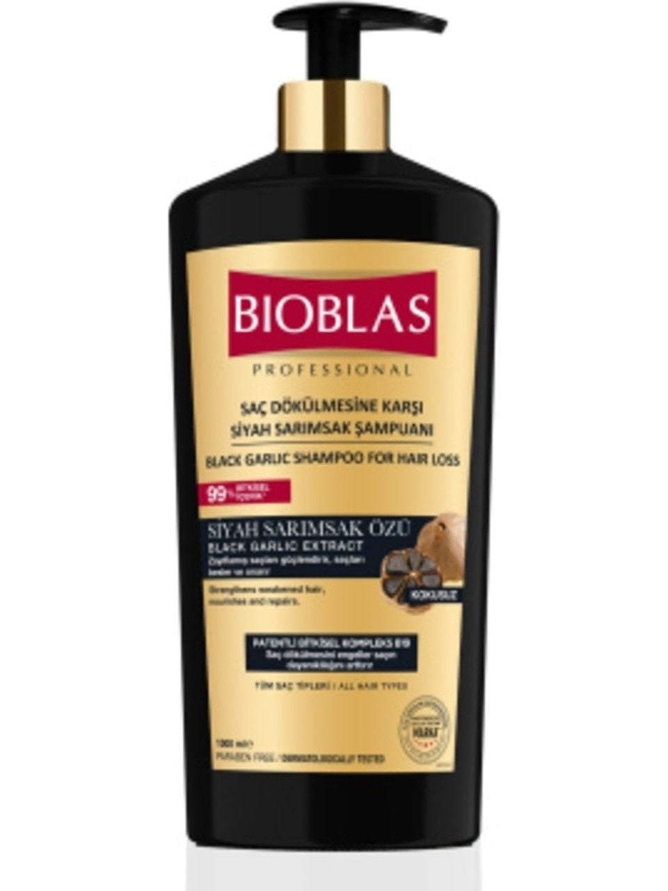 BIOABLAS SAÇ DÖKÜLMELERİNE KARŞI BİTKİSEL ŞAMPUAN 1000 ML