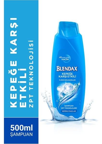 BLENDAX MEN KEPEĞE KARŞI ETKİLİ  ŞAMPUAN 500 ML 