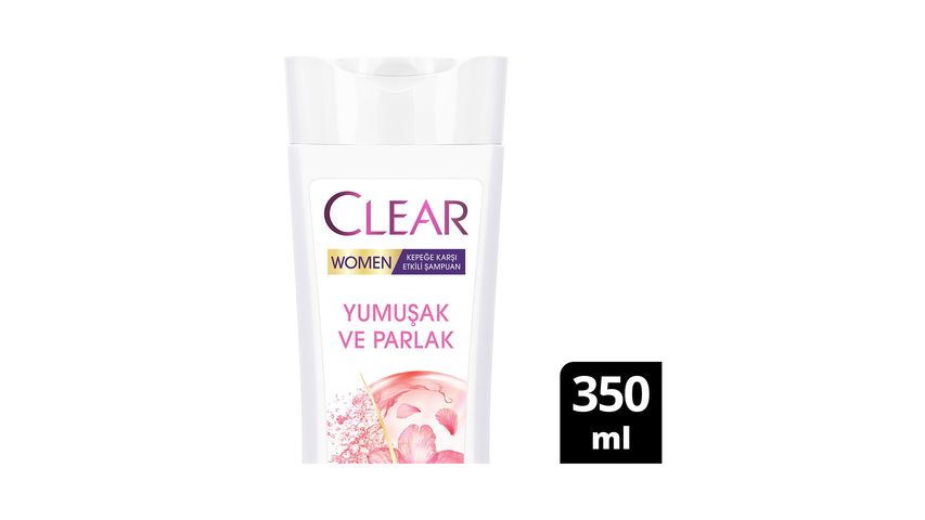 CLEAR KADINLAR İÇİN YUMUŞAK VE PARLAK ŞAMPUAN 350 ML