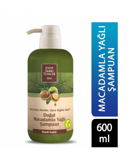 EYÜP SABRİ TUNCER DOĞAL MACADAMIA YAĞLI  ŞAMPUAN 600 ML