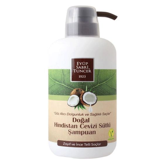 EYÜP SABRİ TUNCER HİNDİSTAN CEVİZLİ SÜTLÜ ŞAMPUAN 600 ML