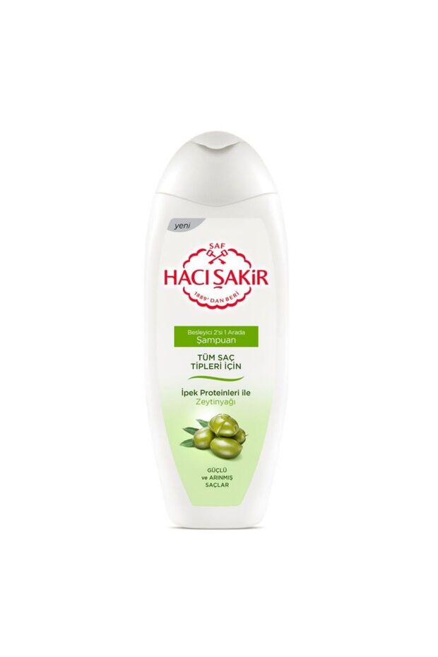 HACI ŞAKİR 2 Sİ 1 ARADA ZEYTİNYAĞLI ŞAMPUAN 500 ML