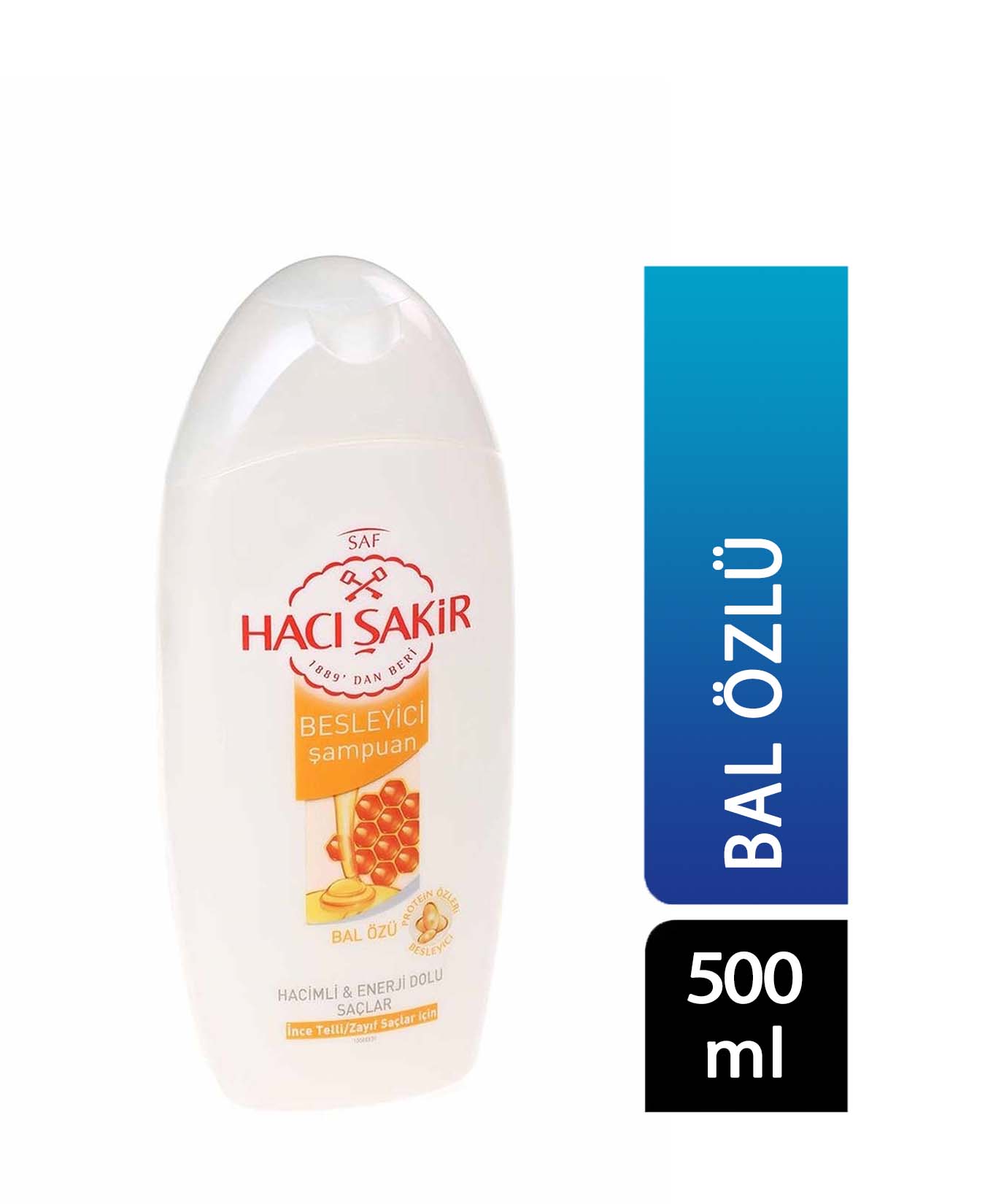 HACI ŞAKİR HACİM VEREN BAL ŞAMPUAN 500 ML