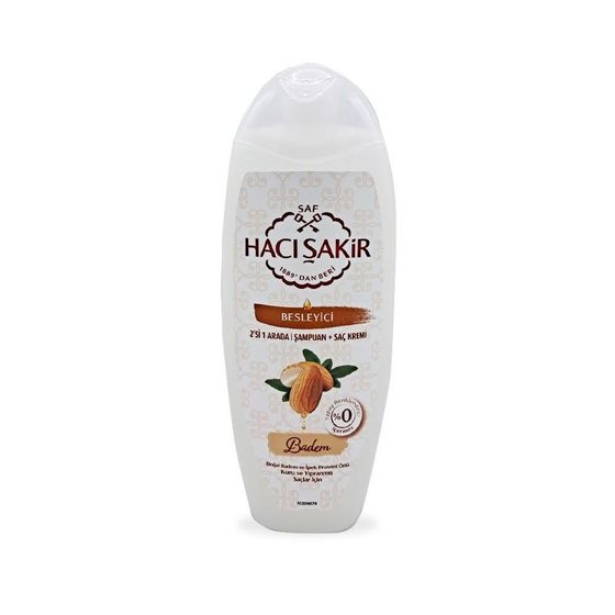 HACI ŞAKİR KURU YIPRANMIŞ SAÇLAR İÇİN BADEM SÜTÜ ŞAMPUAN 500 ML