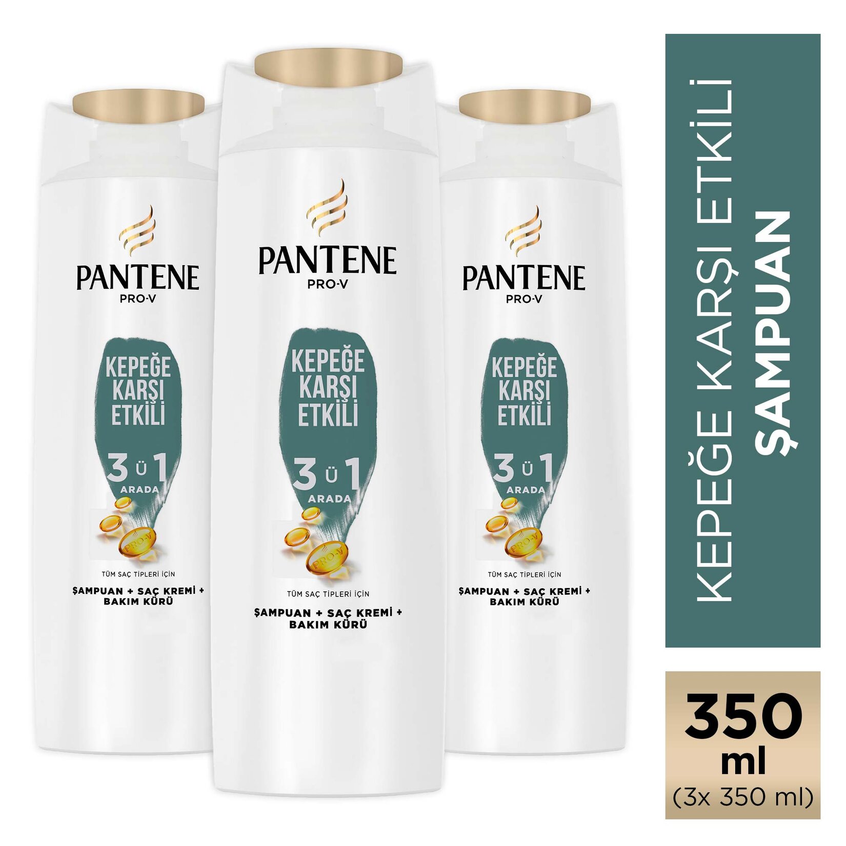 PANTENE KEPEĞE KARŞI 3Ü1 ARADA 350 ML