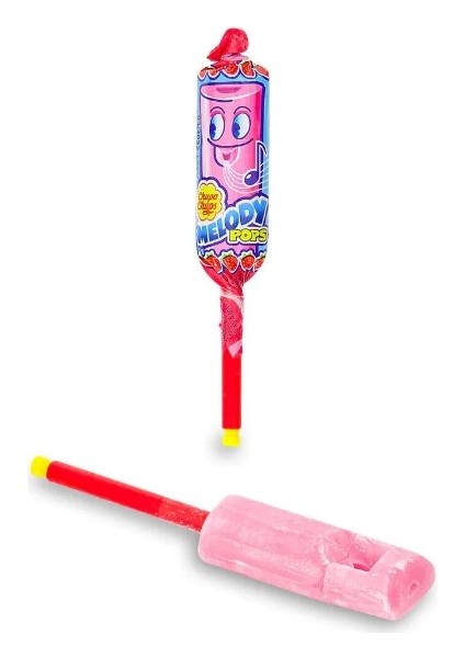 CRAZY DIPS MELODY POPS ÇİLEKLİ  LOLİPOP 15 GR