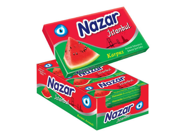 NAZAR KARPUZ AROMALI SAKIZ 5 Lİ