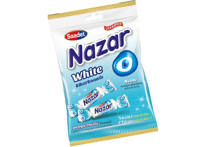 NAZAR NANE AROMALI WHITE  SAKIZ 5 Lİ