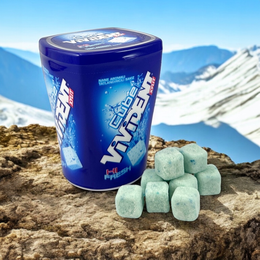 VIVIDENT CUBE HI FRESH XYLIT 86 GR