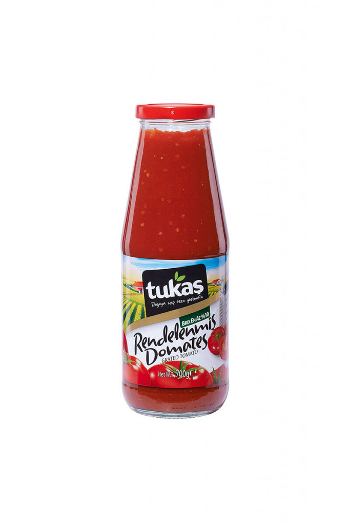 TUKAŞ RENDELENMİŞ DOMATES PÜRESİ  700 GR