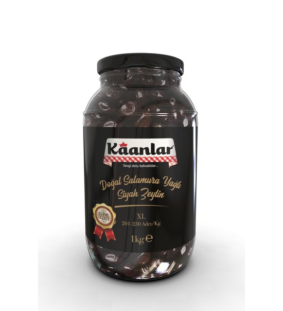 KAANLAR SİYAH ELMAS ZEYTİN 20-23 CAM 450 GR