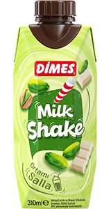 DİMES ANTEP FISTIK VE BEYAZ ÇİKOLATA AROMALI MİLK SHAKE 310 ML