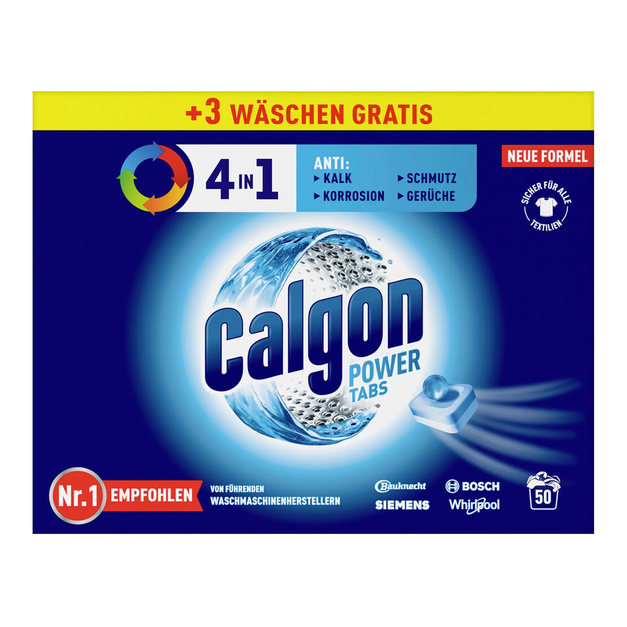 CALGON 4 Ü 1 ARADA POWER TABLET 40 ADET