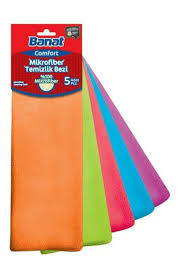 BANAT BELLA MİKROFİBER TEMİZLİK SETİ 5Lİ PAKET