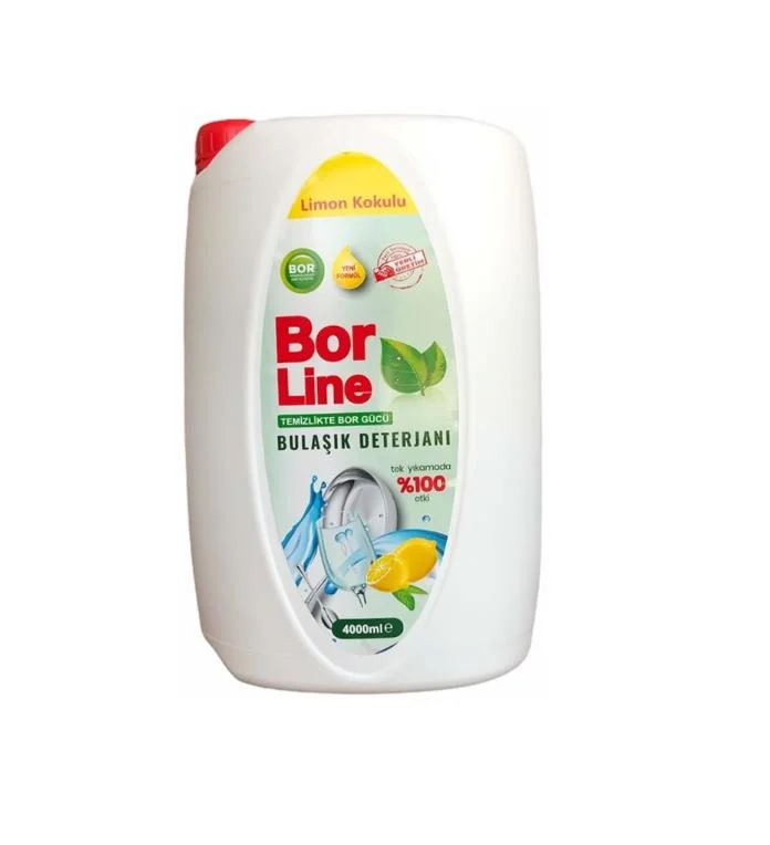 BOR LINE LİMON SIVI BULAŞIK DETERJANI 4000 ML