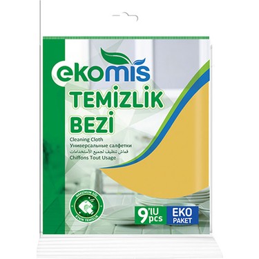 EKOMİS TEMİZLİK BEZİ 9 ADET