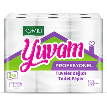 KOMİLİ YUVAM PROFESYONEL EKOMİK TUVALET KAĞIDI 12 Lİ