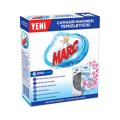 MARC ÇAMAŞIR MAKİNESİ TEMİZLEYİCİ 2*250 ML