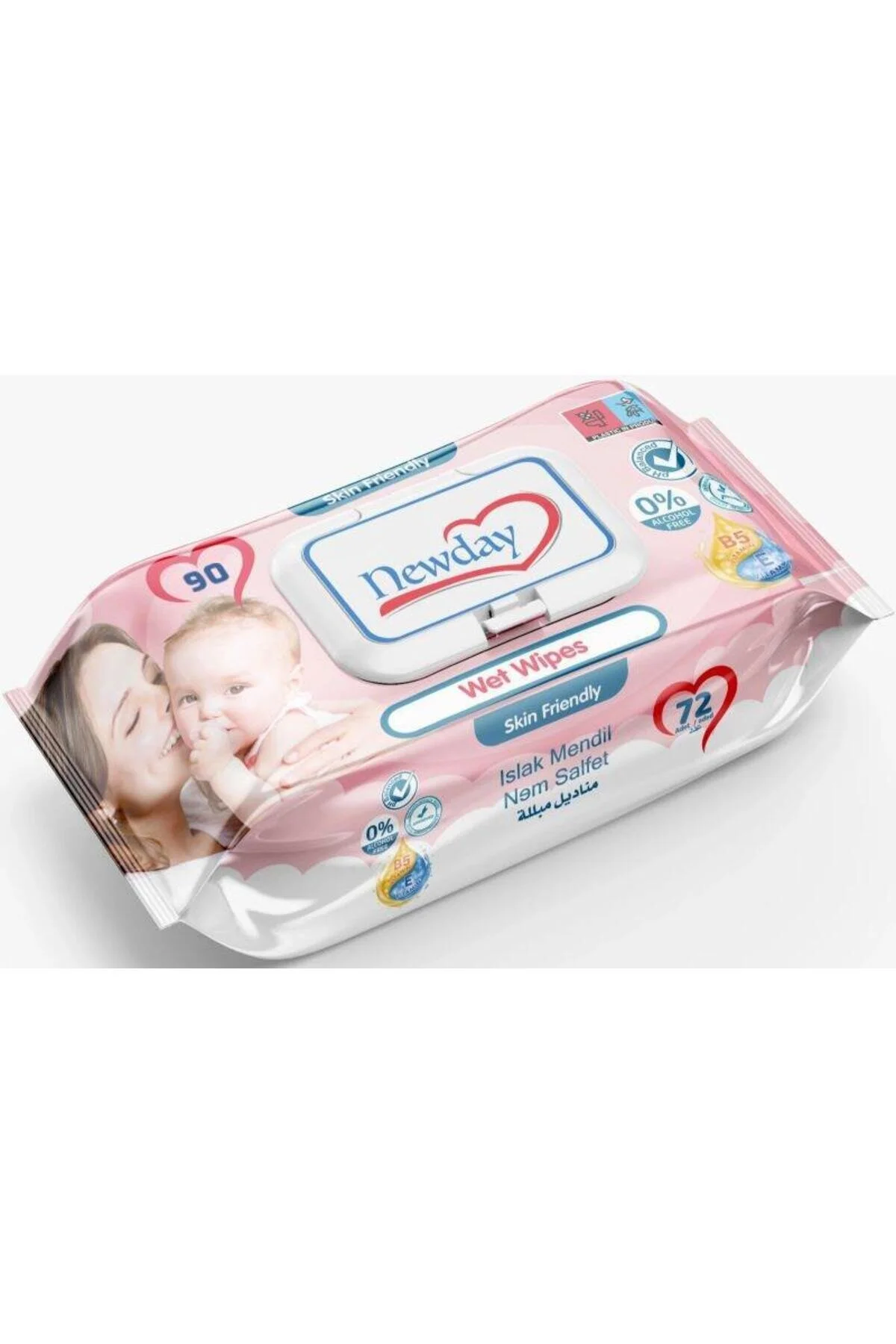 NEWDAY ISLAK MENDİL 90 ADET