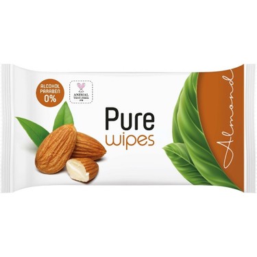 PURE BABY BADEM KOKULU ISLAK MENDİL 50 ADET