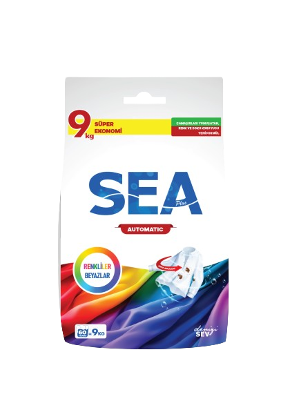 SEA PLUS RENKLİ VE BEYAZLAR İÇİN TOZ DETERJAN 9 KG