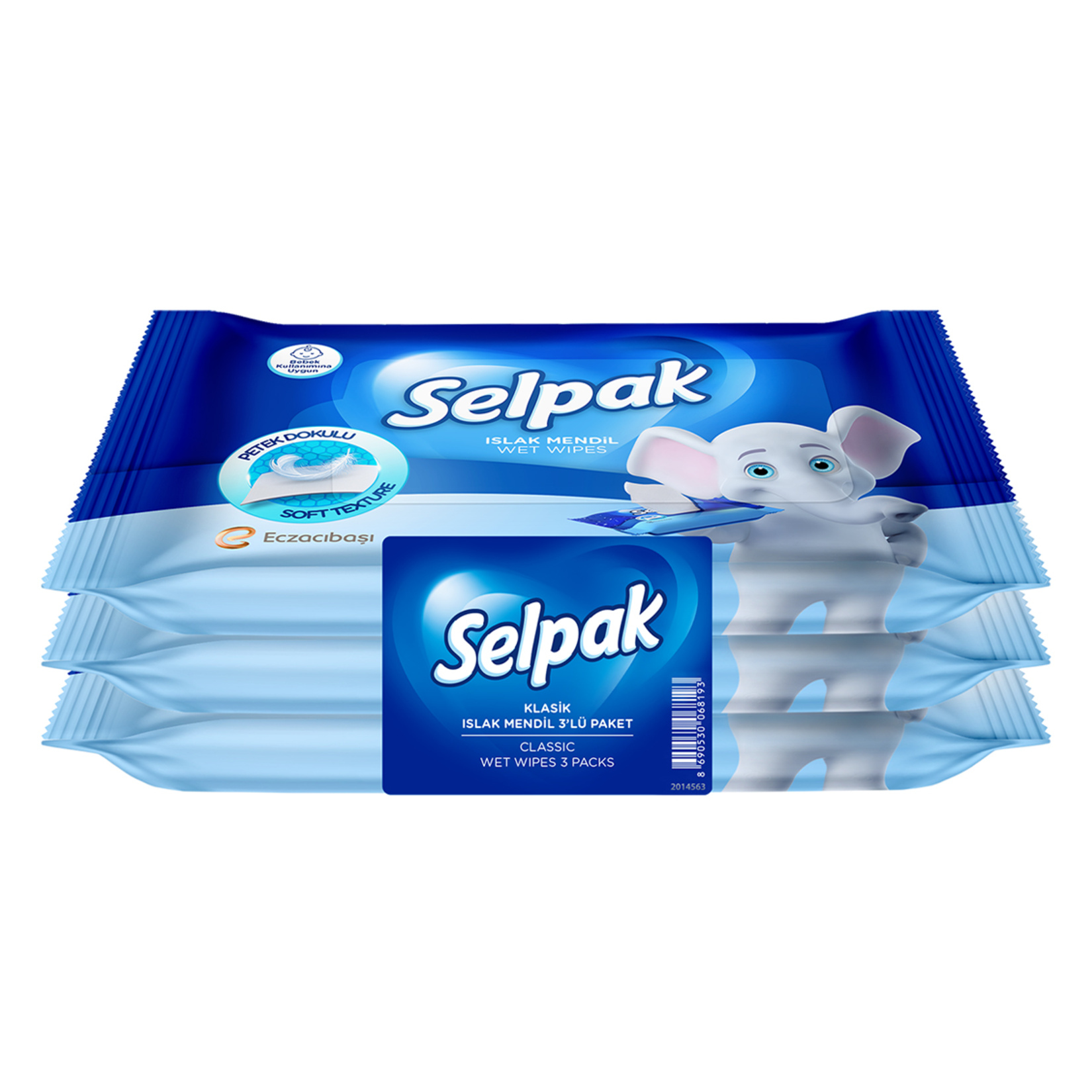 SELPAK KLASİK ISLAK CEP MENDİLİ