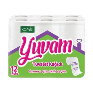 KOMİLİ YUVAM PROFESYONEL EKOMİK TUVALET KAĞIDI 12 Lİ