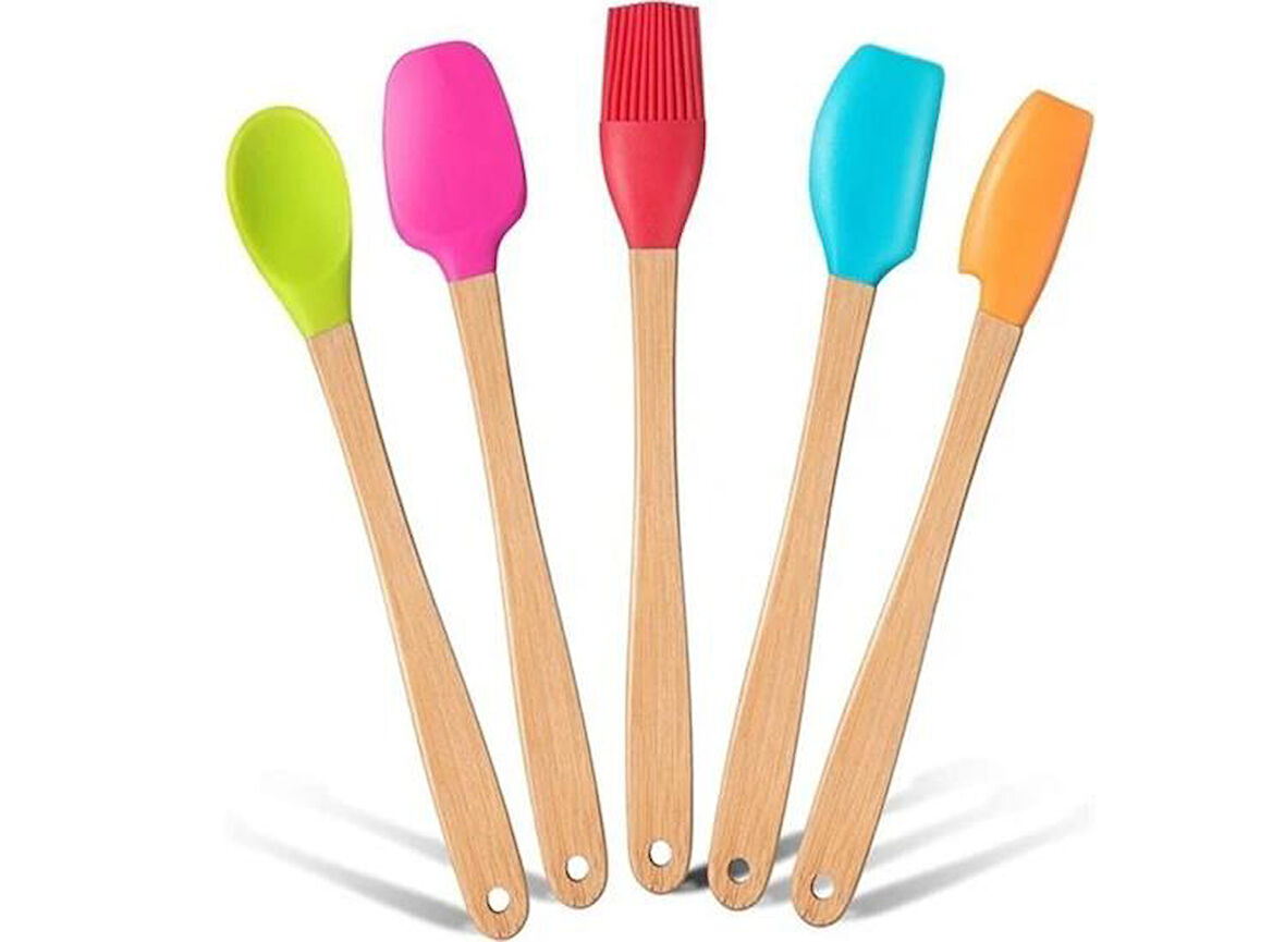 BAMBU RENKLİ 5Lİ SİLİKON SET DMR4782