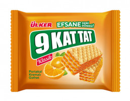 ÜLKER 9 KAT TAT PORTAKALLI GOFRET 39 GR