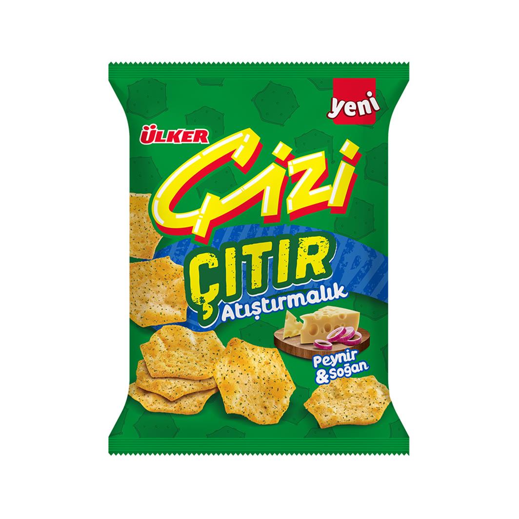 ÜLKER ÇİZİ ÇITIR PEYNİR SOĞAN KRAKER 50 GR