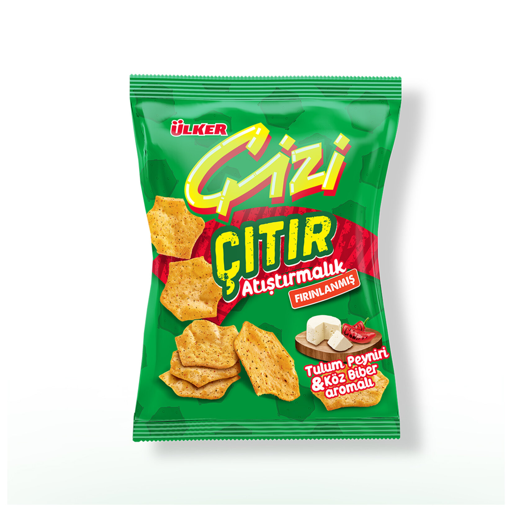 ÜLKER ÇİZİ FIRINLANMIŞ TULUM PEYNİRİ & KÖZ BİBER AROMALI 40 GR