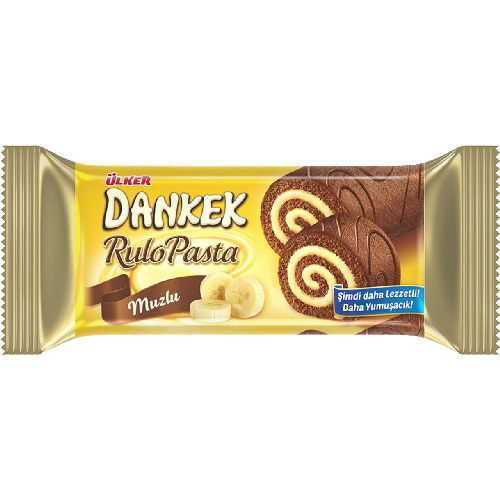 ÜLKER DANKEK RULO PASTA MUZLU 235G