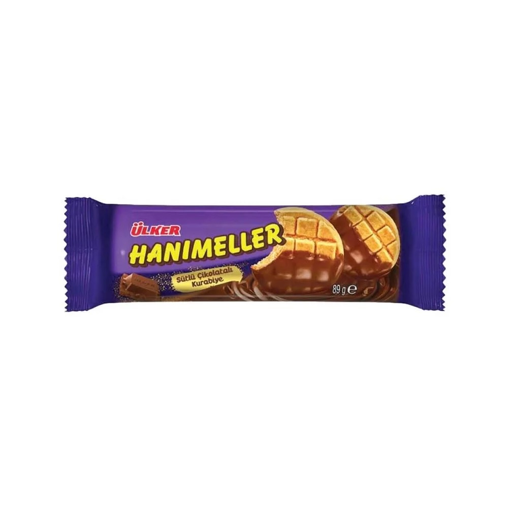 ÜLKER HANIMELLER SÜTLÜ ÇİKOLATALI KURABİYE 89 GR