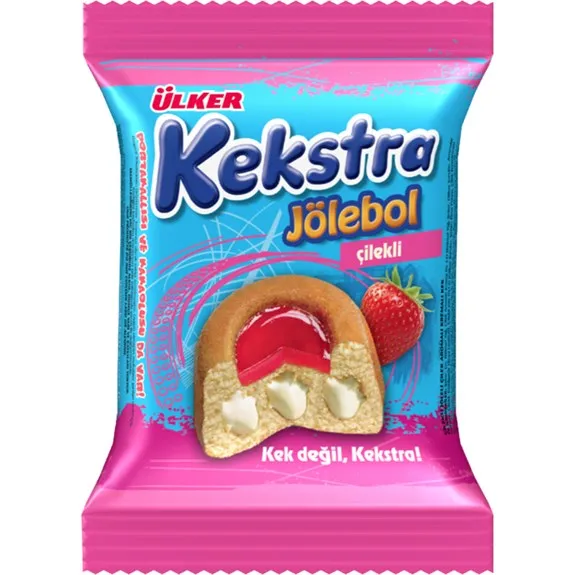 ÜLKER KEKSTRA JÖLEBOL ÇİLEK 40G