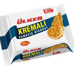 ÜLKER  KREMALI SANDVİÇ BİSKÜVİ 488 G