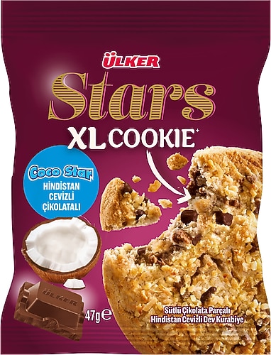 ÜLKER STARS XL COOKIE 47 GR