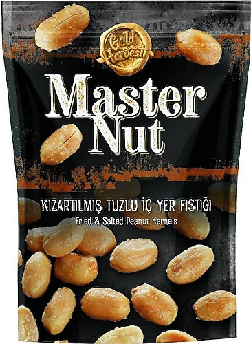 MASTER NUT KAVRULMUŞ TUZLU İÇ YER FISTIĞI 160 GR