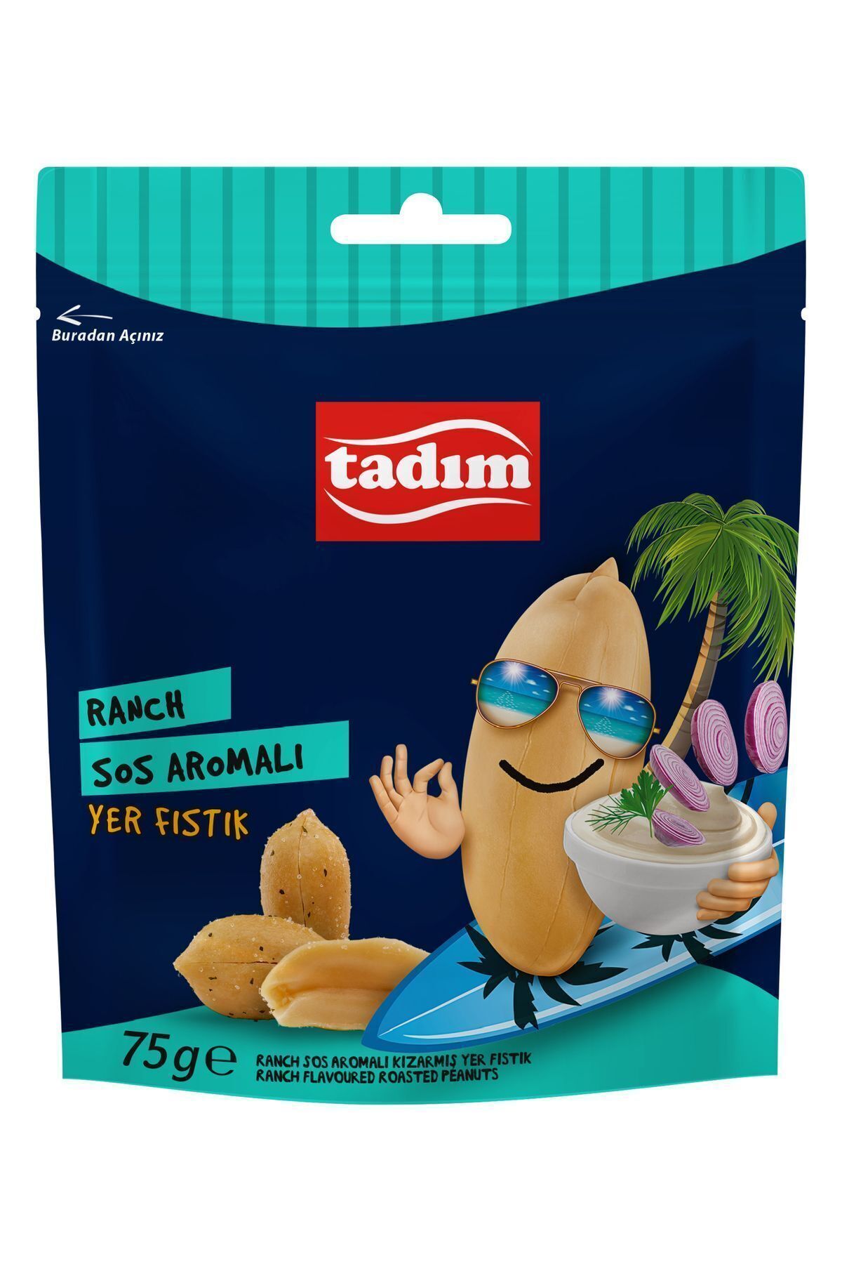TADIM EKŞİLİ SOĞANLI YER FISTIĞI 60 GR